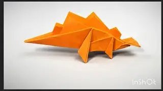 Easy tutorial how to make origami dinosaur