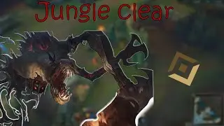 Fiddlesticks jungle clear (Red and Raptors start) from bottom side