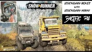 Finding PACIFIC P16 - SnowRunner | Location and Drive | Logitech G29 Gameplay