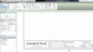 8.2 PRESENTATIONS // TITLEBLOCK. [Revit Architecture 2011]