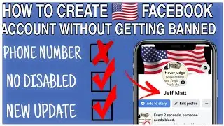 How to Create USA Facebook Account Without Disabled - Create USA Facebook Account