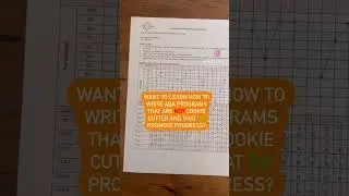 Writing Effective Programs for Progress