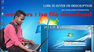 Windows 7 New edition 2018 how to  download win-7 from here link is given on n discription