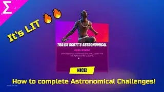 Travis Scott Fan Does Fortnite's Astronomical Challenges...