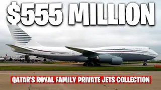 Qatar's Royal Family private jets collection