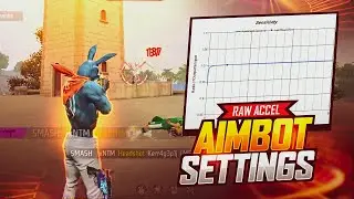 RAW ACCEL SECRET SETTING : How To Use No Drag HEADSHOT Setting 🗿⚠️ Blustack 5 | msi 4k
