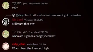 Nope SORRY, still need to beat Reload Elizabeth Fight - Games w/ Yee
