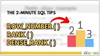 2-Minute SQL Tips: When to use ROW_NUMBER ( ), RANK ( ), and DENSE_RANK ( ) in window functions