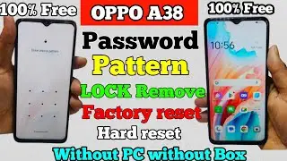 oppo A38 ka lock kaise tode | oppo a38 factory reset remove password pin lock | oppo a38 hard reset