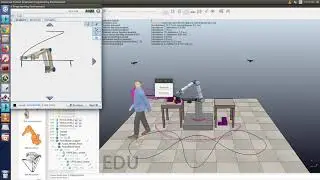 Simulated 2D LiDAR based static SSM in a Digital Twin