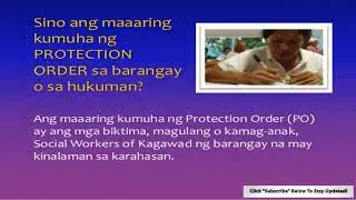 VAWC Violence Against Women and Children with PowerPoint in Tagalog