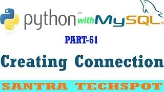 #61 | Creating Connection to MySQL Database from Python | Python With MySQL Tutorial in Tamil