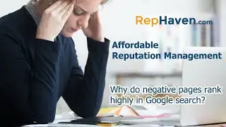 Affordable Reputation Management - Why pages rank high.