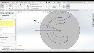 Tutorial SolidWorks : rainure courbe par son centre
