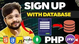 CREATE A FORM WITH REALTIME DATABASE || HTML CSS JS & PHP || 