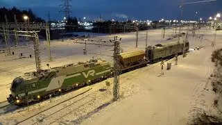 Finnish Trains in Northern Finland December 2023