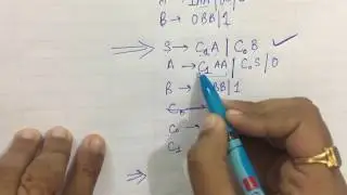 CFG to CNF | Chomsky Normal Form | Conversion | Theory Of Computation(TOC)