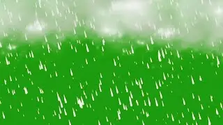 Thunder Lightning Rain Effect 🌧️/ Barish Background Video / Green Screen Rain Drop Effect Background