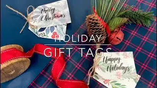 How To Make Watercolour Holiday Gift Tags