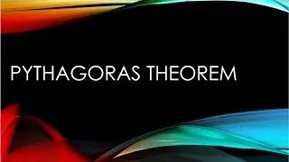 Pythagoras theorem