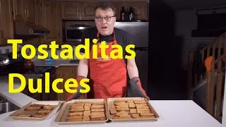 Tostaditas dulces con Anis y Frutilla paso a paso