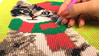 Kerst diamond painting van Xenos