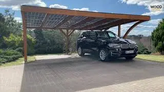 Wiata na fotowoltaikę producenta Wood Home