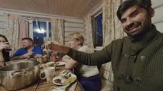 Russian-Indian couple Russian Adventures - Part 2 Jan 2020 | Dacha | Shashlik | friends | family