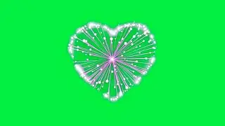 Green screen heart Effects animation