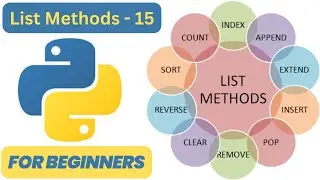 List Methods - Python for Beginners - 15