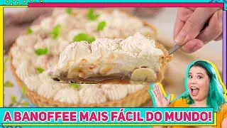 A BANOFFE MAIS FÁCIL DO MUNDO! Receita da Torta mais desejada do Brasil | Banoffe de Banana | RM728