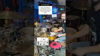 Coordenação e bumbo no contratempo #drums #drummer #estudodebateria #bateristaevangelico