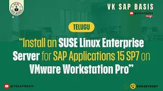 Lesson 1: Install an SUSE Linux Enterprise Server for SAP Applications 15 SP7 (Unit 4)