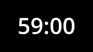 59 Minute Countdown Timer | Simple