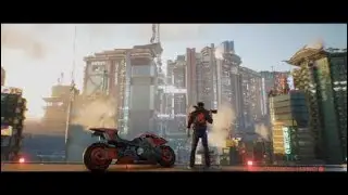 Cyberpunk 2077 v1.05 PS4 Pro - Cinematic intro stutter