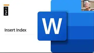 Word Formatting | 7 Create the Index