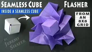 Seamless Cube Flasher 💥 8X8 Grid 💥 Cube Inside Cube🥇Origami
