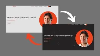Animated Portfolio With Dark Mode Toggle || HTML, CSS and JavaScript - ramCoder