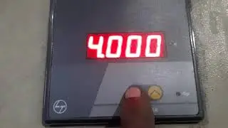 L&T WL 1110 Single Phase Ampere Meter Programing CT rating.
