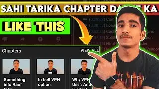 How to Add Chapter on Youtube video 2021 | timestamp kaise Dalen video Mein ~ Something info Rauf