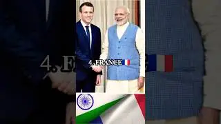 Top 10 Countries🏁 Which Loves India🇮🇳 Most🥰 #shorts #countries