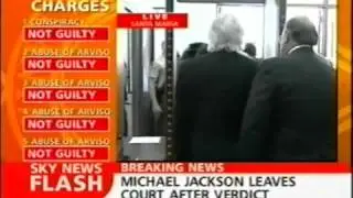 Michael Jackson 2005 Live Court Verdict