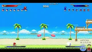 MUGEN (IKEMEN GO) Sonic Battle Redux:  Sonic (me) vs 8 different Sonics (AI) (Turns)