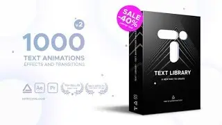 After Effects Template : Text Library - Handy Text Animations