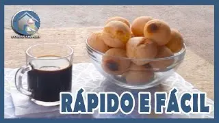 PÃO DE QUEIJO (MEGA) RÁPIDO E FÁCIL