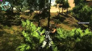 Just Cause 2 Using a parachute correctly