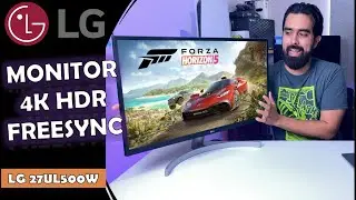 LG 4K HDR FREESYNC 60Hz Monitor (27UL500W). Excellent choice for Xbox Series X and PlayStation 5.