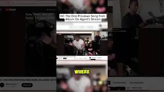 DC The Don Previews Song from Rebirth on Agent's Stream #dcthedon #agent #agent00