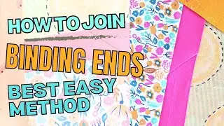 How to join binding strips at the ends seamlessly
