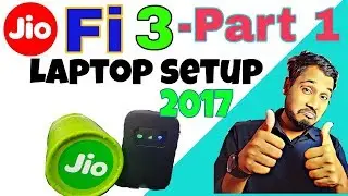 jio fi 3 Laptop setup and unboxing- Part 1